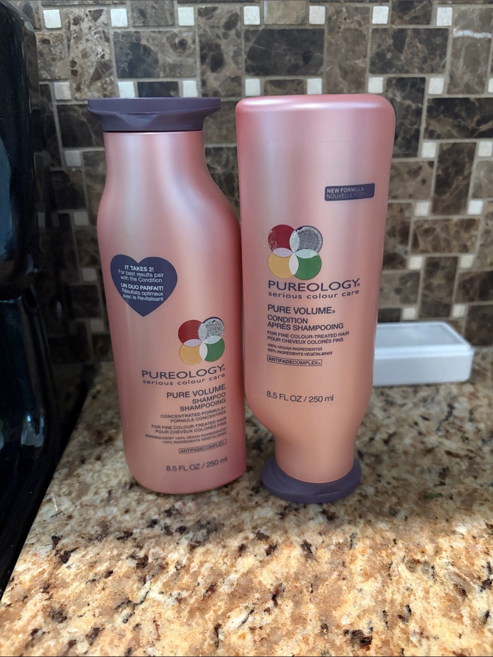 Pureology Pure Volume Shampoo & Conditioner Duo in Rose Pink